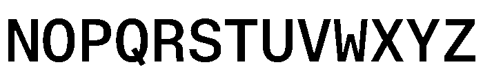 Phonic MonospacedMedium Font UPPERCASE
