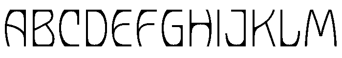 Phonk ExtraThin Font UPPERCASE