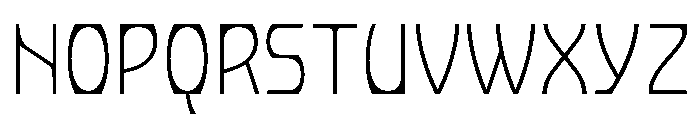 Phonk ExtraThin Font UPPERCASE