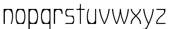 Phonk ExtraThin Font LOWERCASE