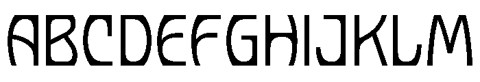 Phonk Thin Font UPPERCASE