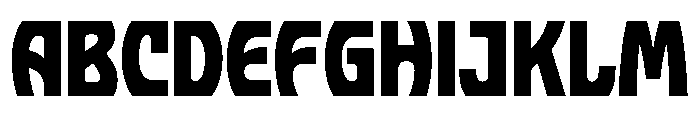 PhonkCondensed Black Font UPPERCASE