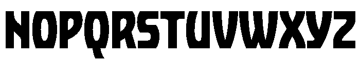 PhonkCondensed Black Font UPPERCASE