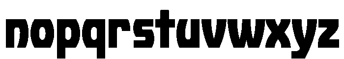 PhonkCondensed Black Font LOWERCASE