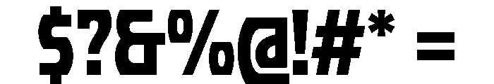 PhonkCondensed Bold Font OTHER CHARS