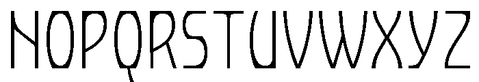 PhonkCondensed ExtraThin Font UPPERCASE