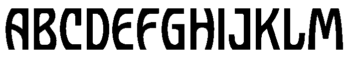 PhonkCondensed Regular Font UPPERCASE