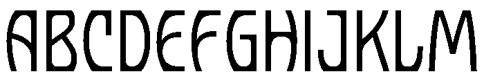 PhonkCondensed Thin Font UPPERCASE
