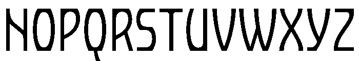 PhonkCondensed Thin Font UPPERCASE