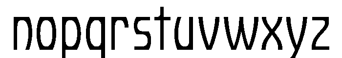 PhonkCondensed Thin Font LOWERCASE
