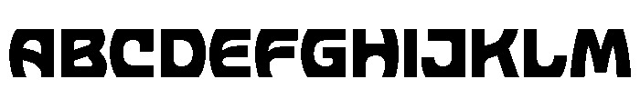 PhonkWide Black Font UPPERCASE