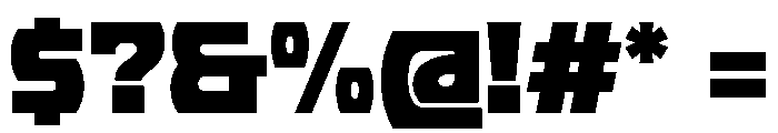 PhonkWide ExtraBlack Font OTHER CHARS