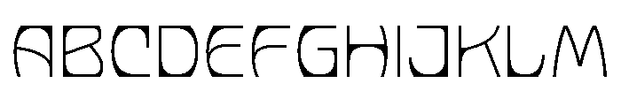 PhonkWide ExtraThin Font UPPERCASE