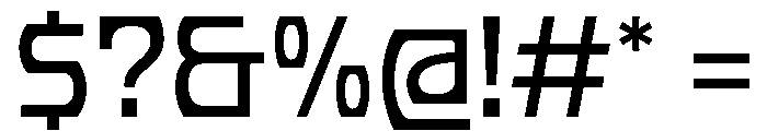 PhonkWide Light Font OTHER CHARS