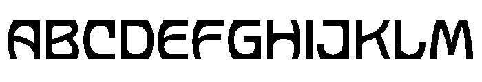 PhonkWide Regular Font UPPERCASE