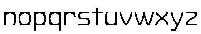 PhonkWide Thin Font LOWERCASE