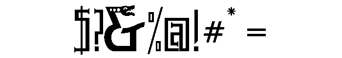 Phantasmagoria Regular Font OTHER CHARS