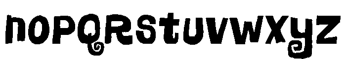 Phantaztik Regular Font LOWERCASE