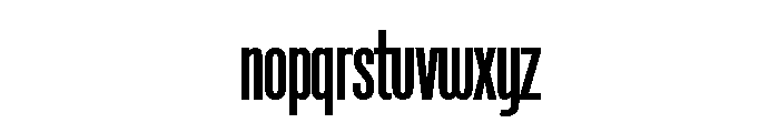 Phoenix Bold Font LOWERCASE