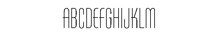 Phoenix Light Font UPPERCASE