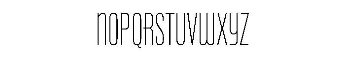 Phoenix Light Font UPPERCASE