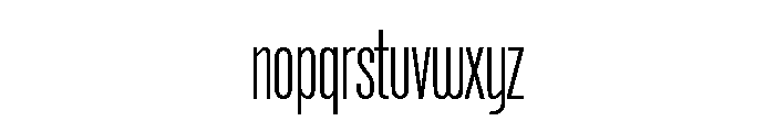 Phoenix Regular Font LOWERCASE