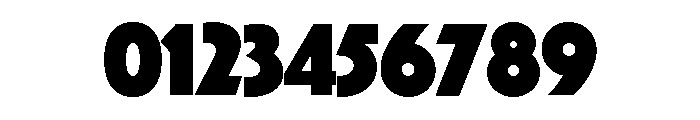Phosphate Condensed Solid Font OTHER CHARS