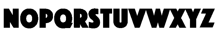 Phosphate Condensed Solid Font UPPERCASE