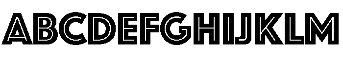 Phosphate Inline FONT