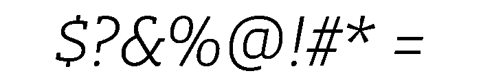 Picholine Antique Variable Extra Light Italic Font OTHER CHARS