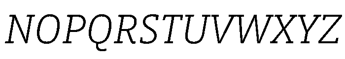 Picholine Antique Variable Extra Light Italic Font UPPERCASE