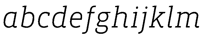 Picholine Antique Variable Extra Light Italic FONT