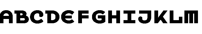 Pim Bold Font UPPERCASE