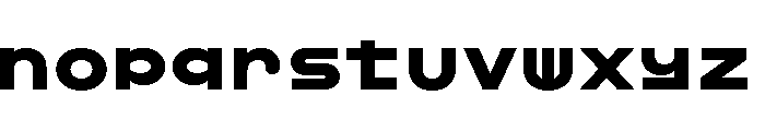 Pim Bold Font LOWERCASE