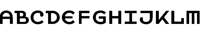Pim Medium Font UPPERCASE