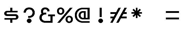 Pim Regular Font OTHER CHARS
