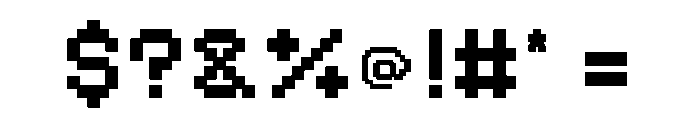 Pixelify Sans SemiBold Font OTHER CHARS