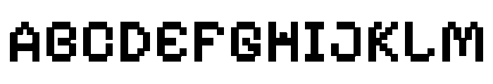 Pixelify Sans SemiBold Font UPPERCASE