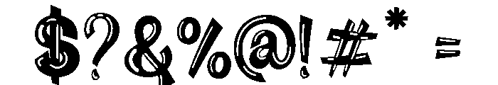 PINK BUBLE OUTLINE Regular Font OTHER CHARS