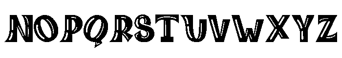 PINK BUBLE OUTLINE Regular Font UPPERCASE