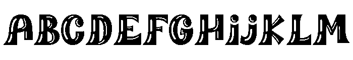 PINKBUBLEOUTLINE-Regular Font UPPERCASE