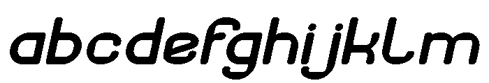 PIXEL ROUND Bold Italic FONT