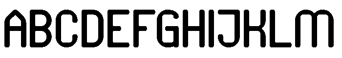 PIXEL ROUND Bold Font UPPERCASE