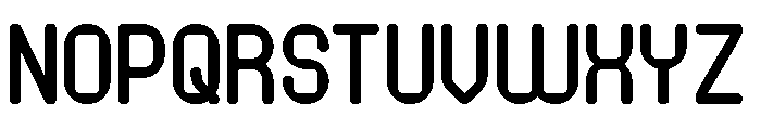 PIXEL ROUND Bold Font UPPERCASE