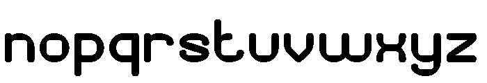PIXEL ROUND Bold Font LOWERCASE