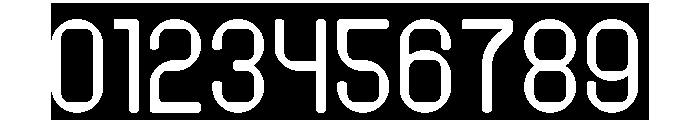 PIXEL ROUND-Inverse Font OTHER CHARS