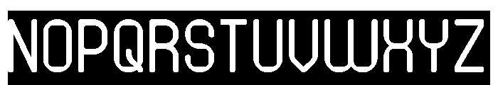 PIXEL ROUND-Inverse Font UPPERCASE