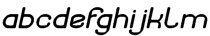 PIXEL ROUND Italic FONT