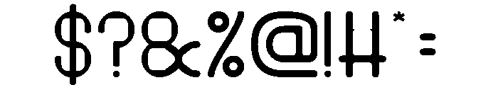 PIXEL ROUND-Light Font OTHER CHARS