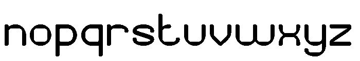 PIXEL ROUND-Light Font LOWERCASE